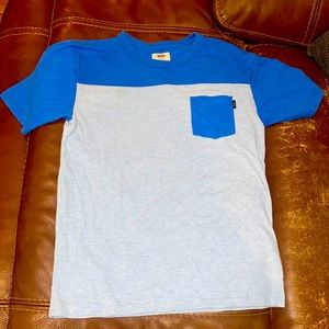 Boys size‎ large Vans blue t-shirt
